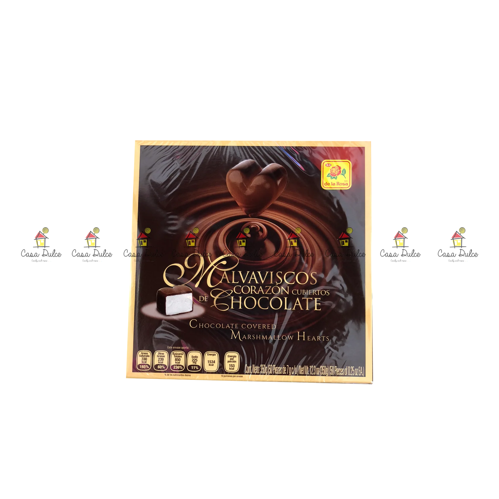 DLR - Choc. Cov. Marsh. Heart 20/50pc