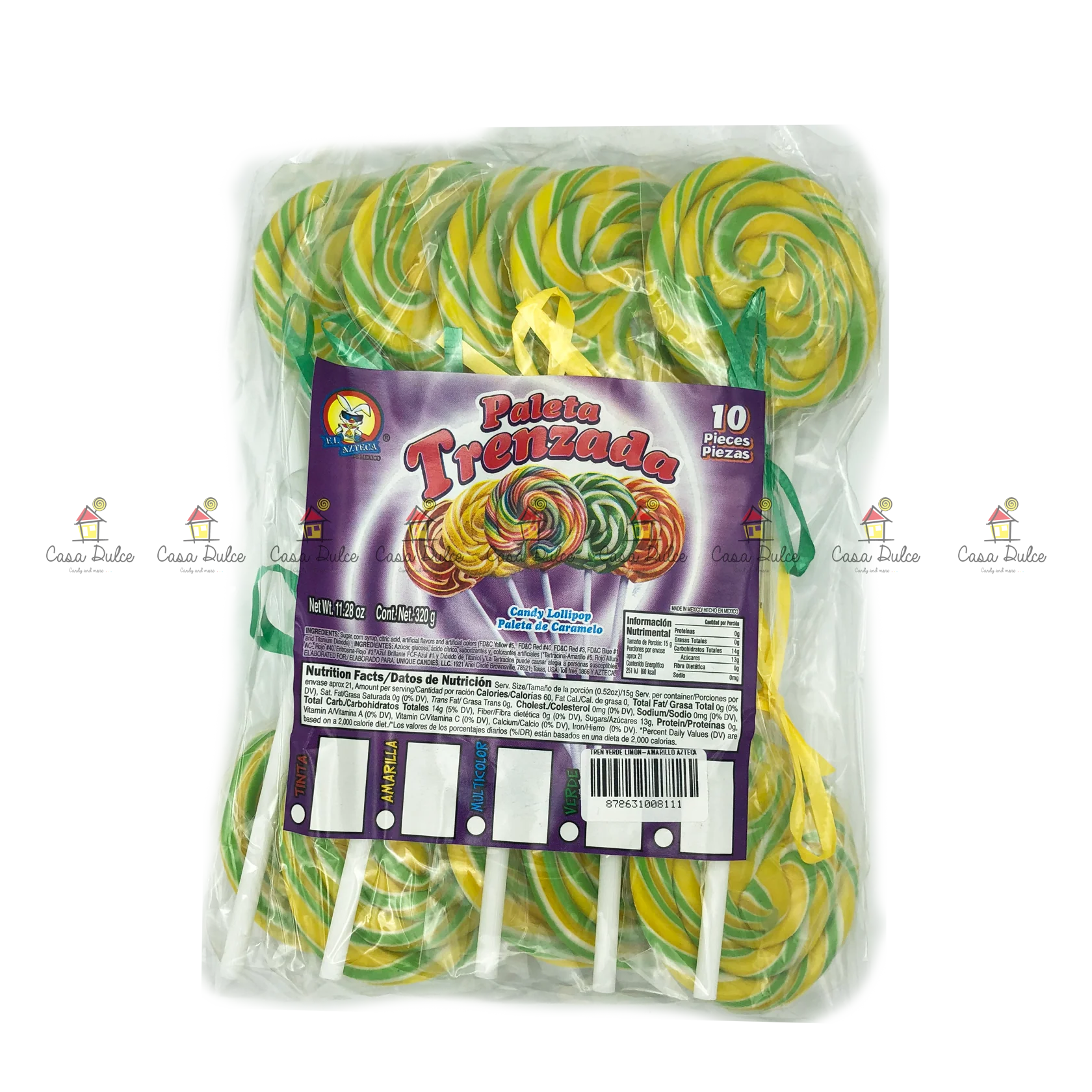 Azteca - Trenzada Verde-Ama