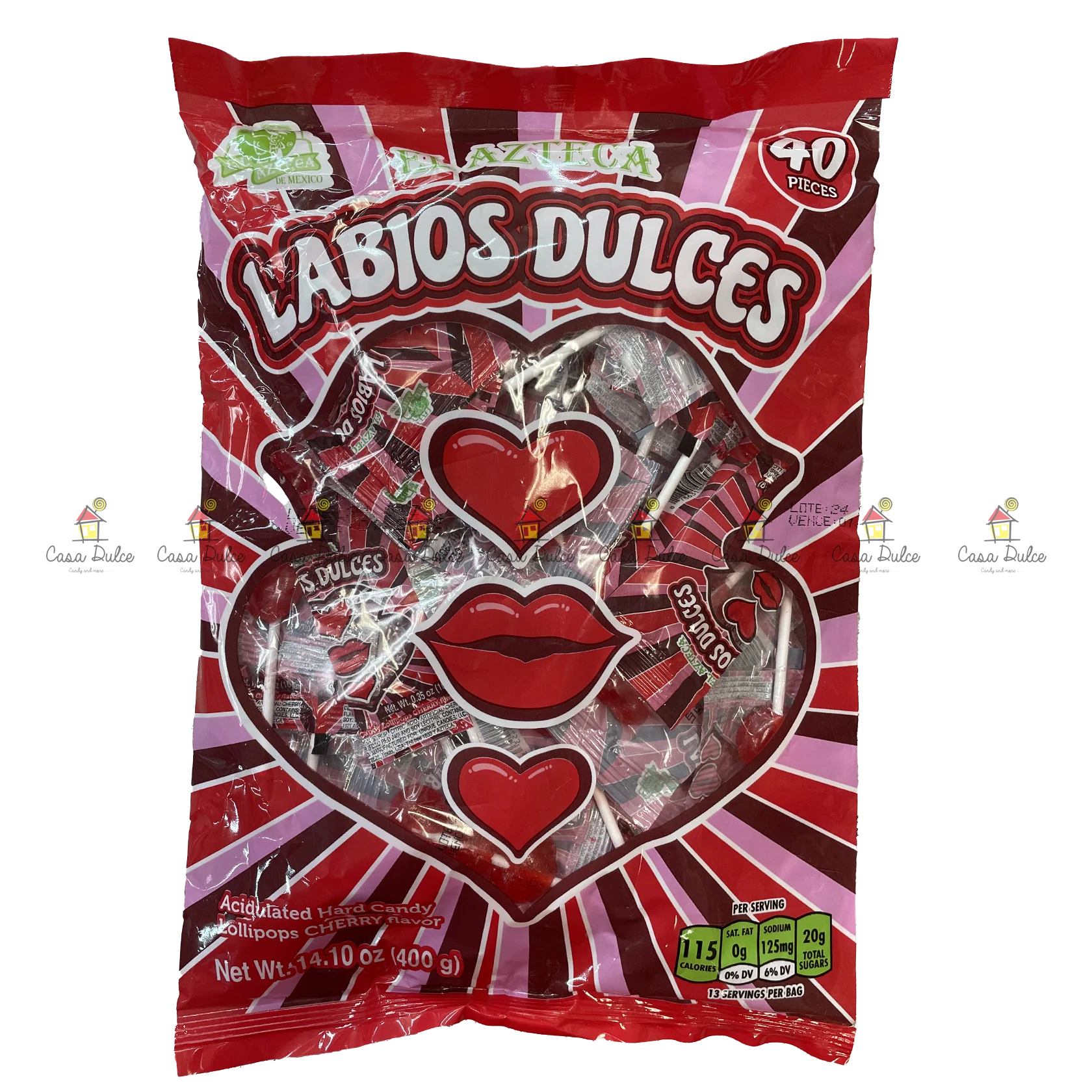 Azteca - Paleta Labios Dulces 28/40pc