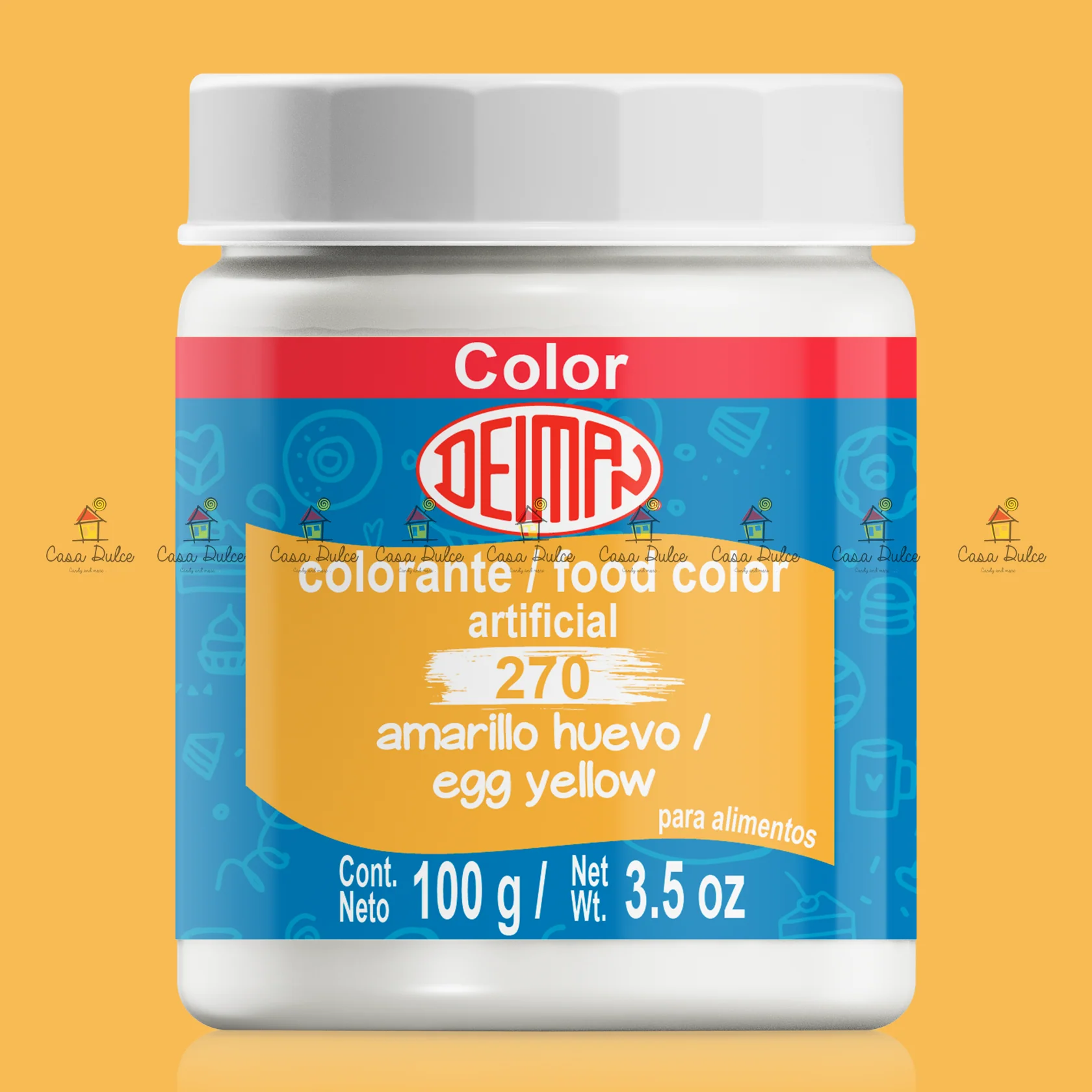 Deiman - Colorante Amarillo Huevo (270) 6/1kg