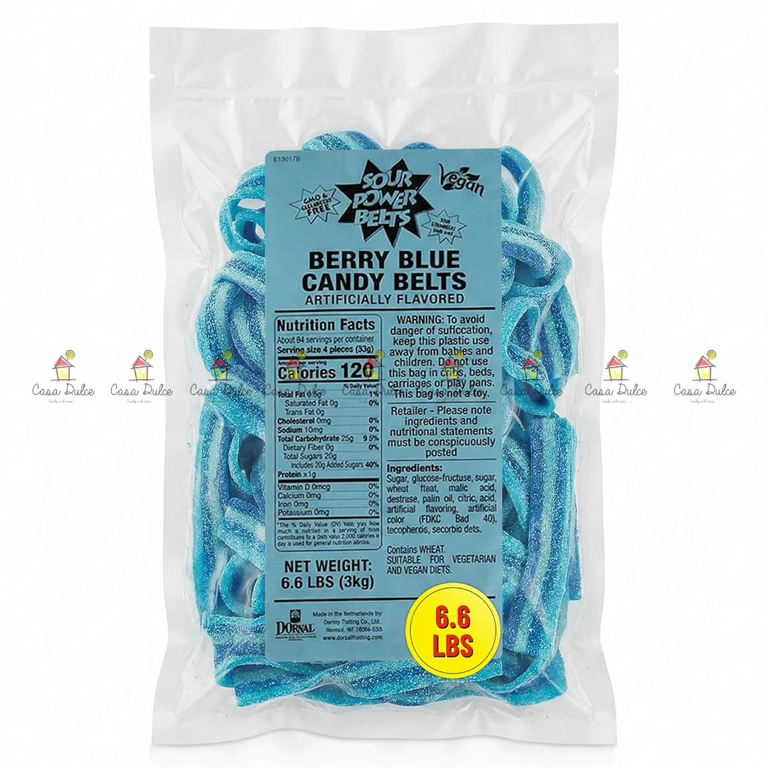 Sour Power - Bulk Belts Berry/Blue 6.6LB